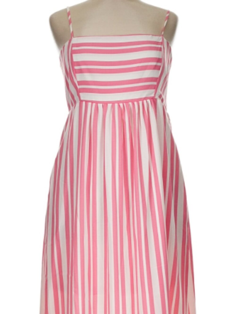 Melrose and Market- Pink Striped Dress L
